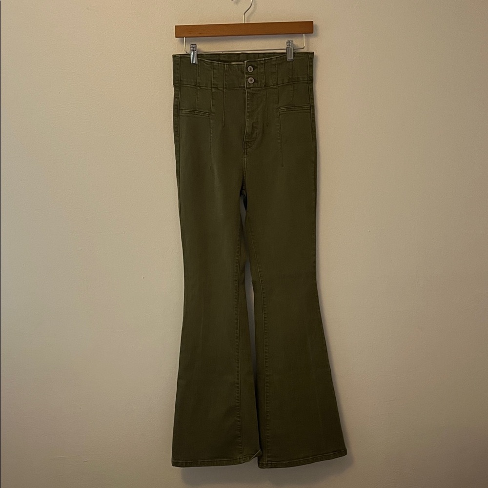 We The Free Olive Flare Pants